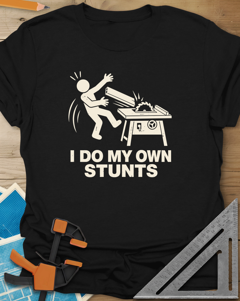 DIY Stunts Tee — black