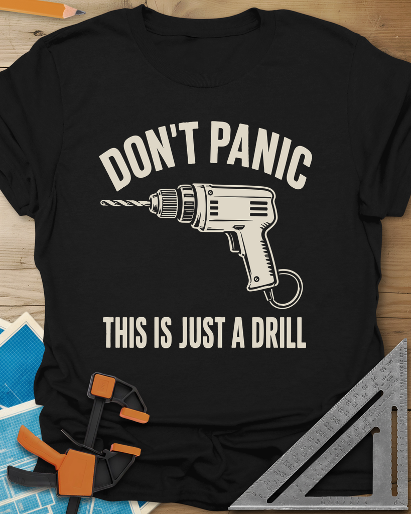 Just A Drill Tee — black