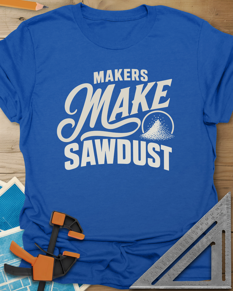 Make Sawdust Tee — royal