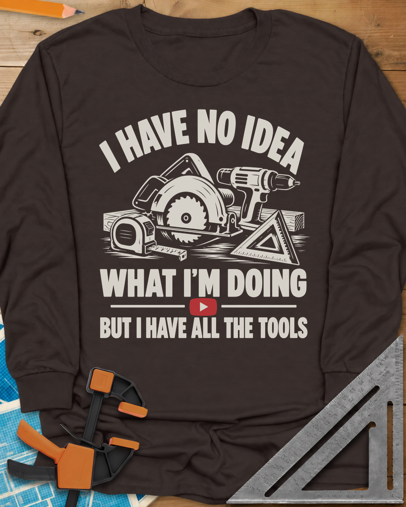 All The Tools Long Sleeve Tee — dark_chocolate