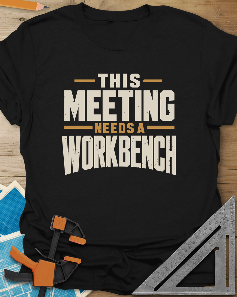 Meeting Workbench Tee — black