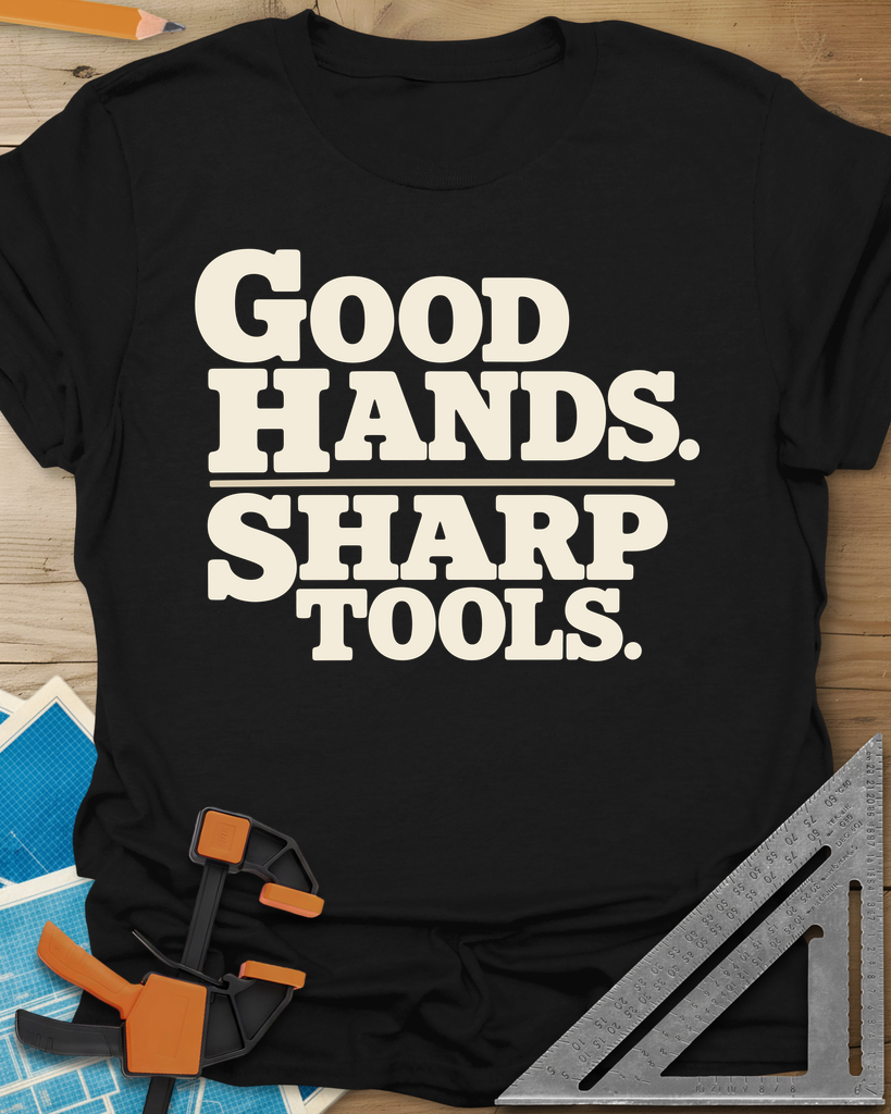 Good Hands Tee — black