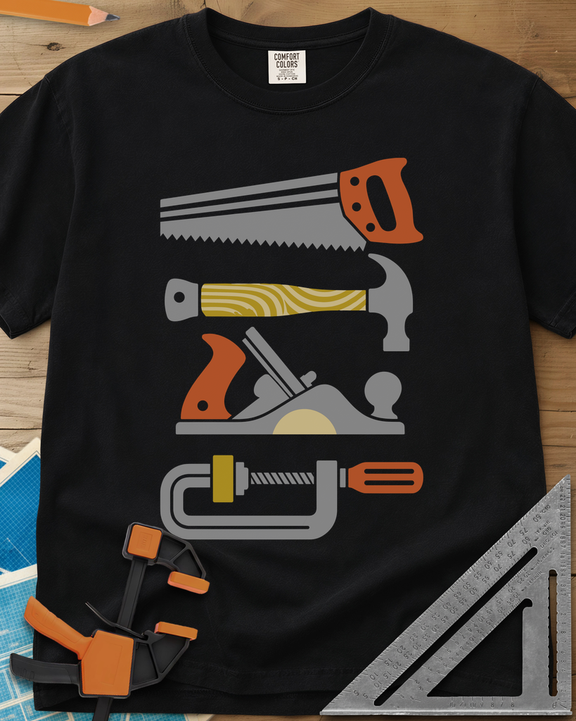 Tools Of The Trade - Premium Heavyweight Tee — black