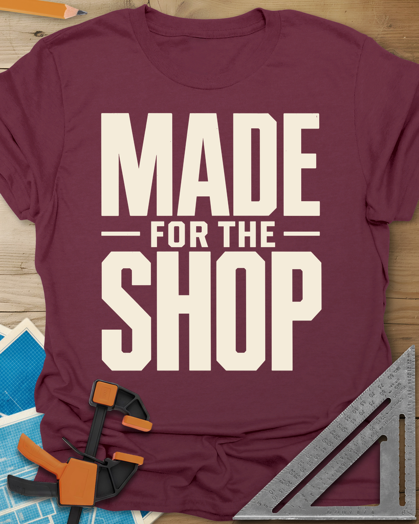 Shop Crafted Tee — maroon