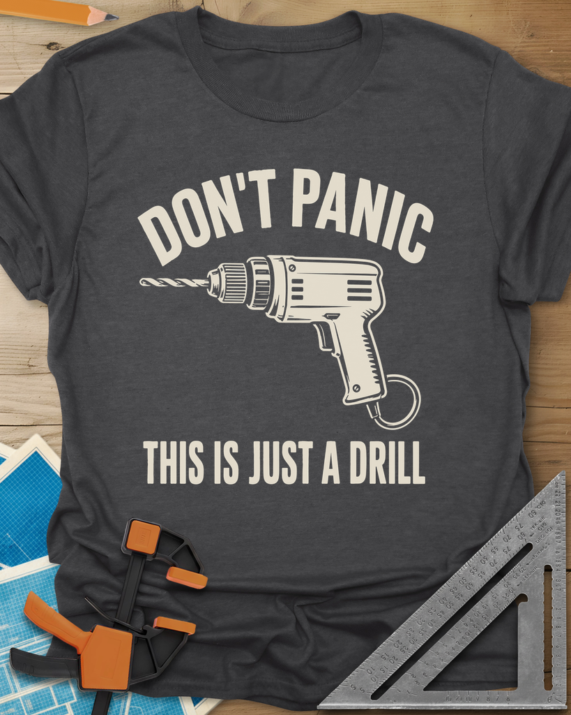 Just A Drill Tee — dark_heather_grey