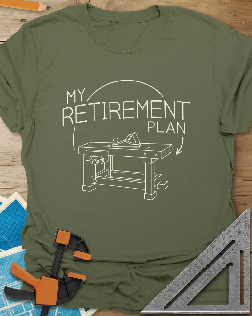 Retirement Plan Tee — military_green