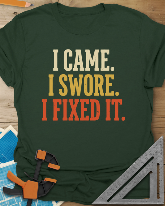 Swore & Fixed It Tee — forest_green