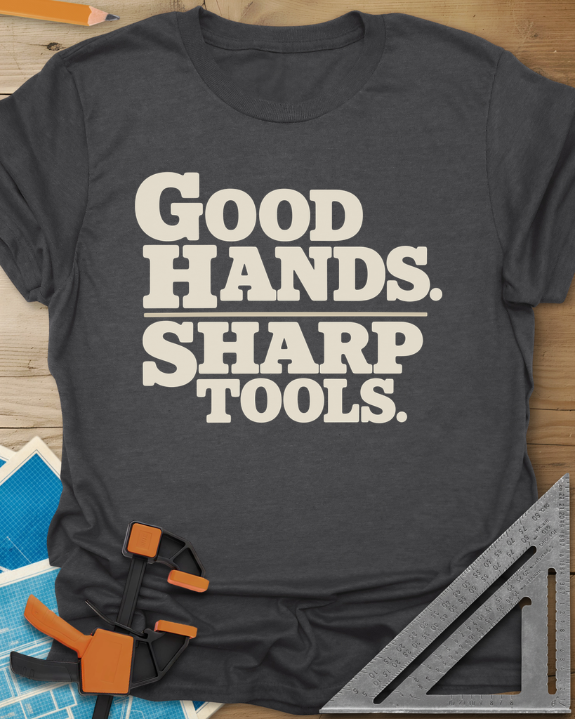 Good Hands Tee — dark_heather_grey
