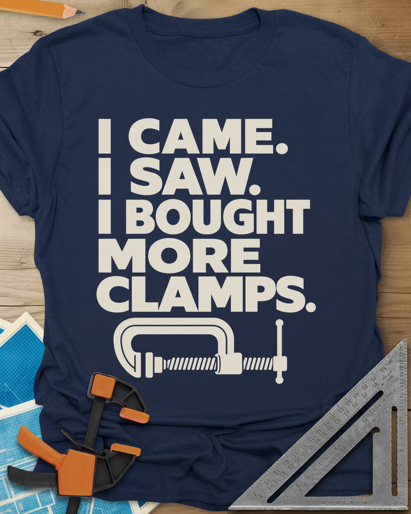 More Clamps Tee — navy