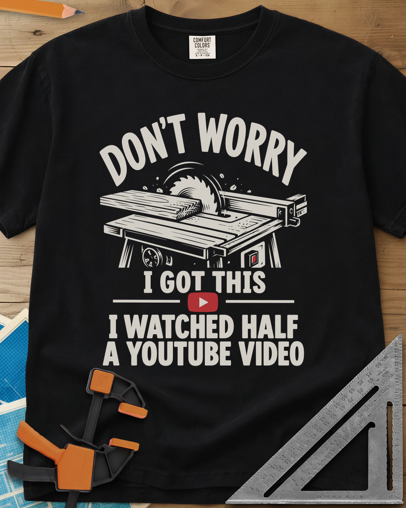 YouTube Video - Premium Heavyweight Tee — black