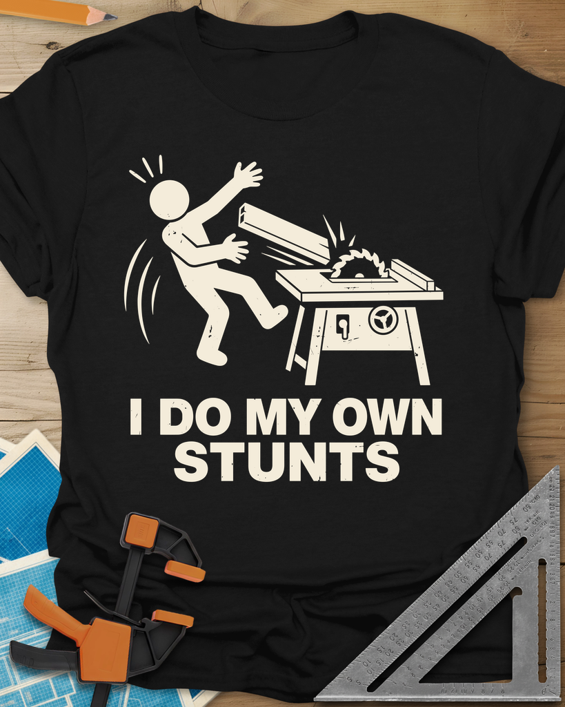 DIY Stunts Tee — black