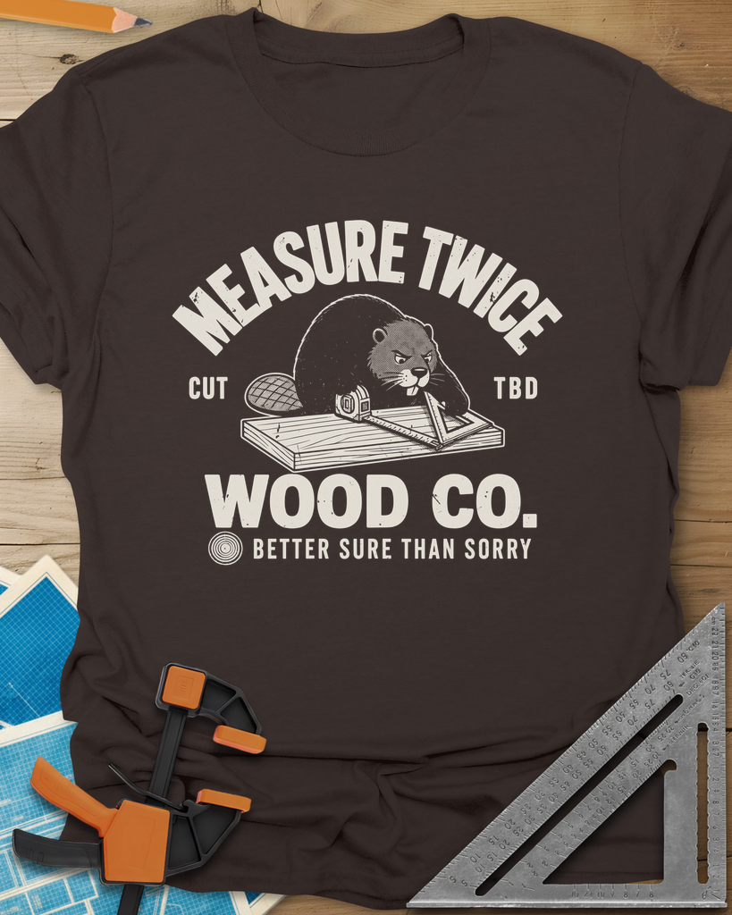 Measure Twice Tee — dark_chocolate