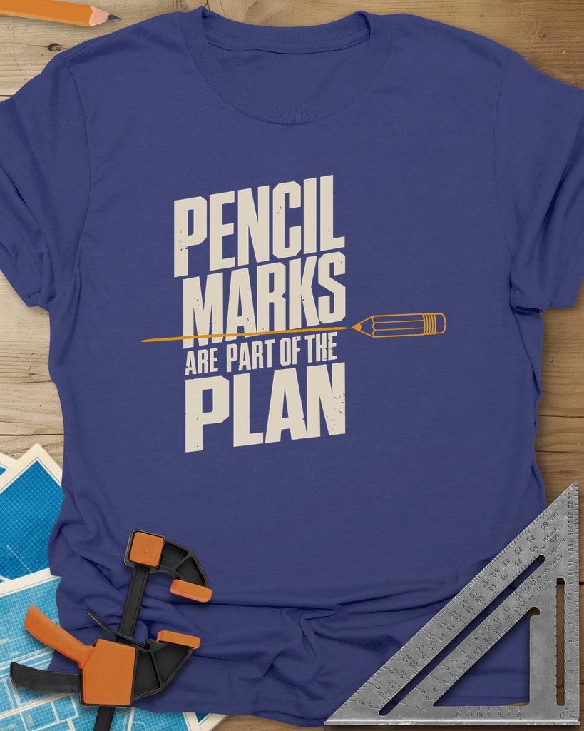 Pencil Marks Tee — metro_blue