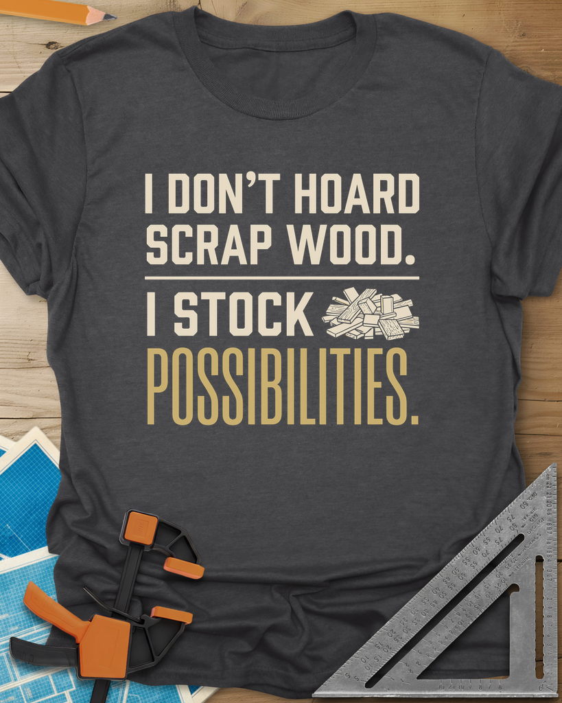 I Stock Possibilities Tee — dark_heather_grey