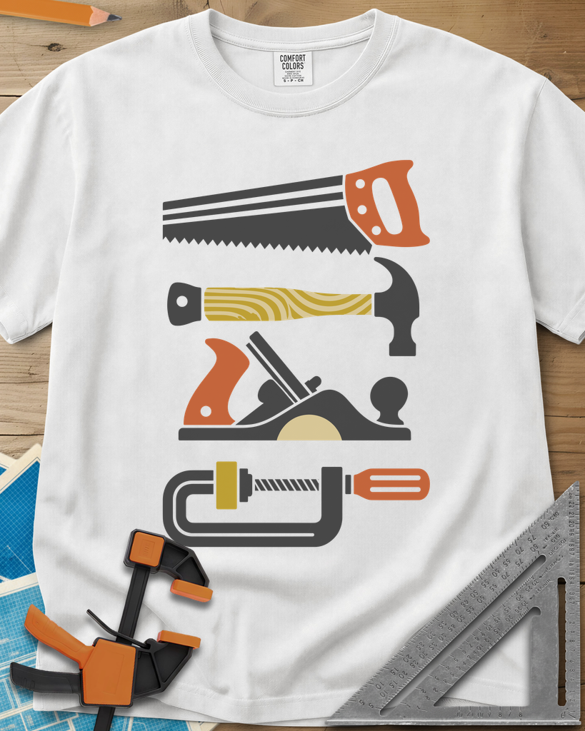Tools Of The Trade - Premium Heavyweight Tee — white