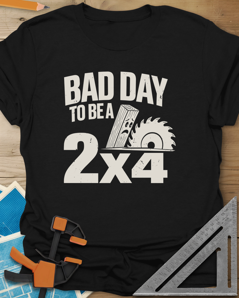 Bad Day 2x4 Tee — black