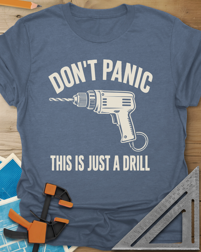 Just A Drill Tee — heather_indigo