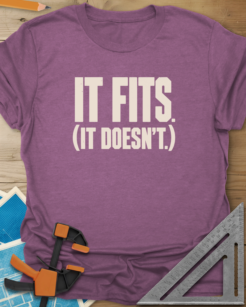 It Fits Tee — heather_maroon