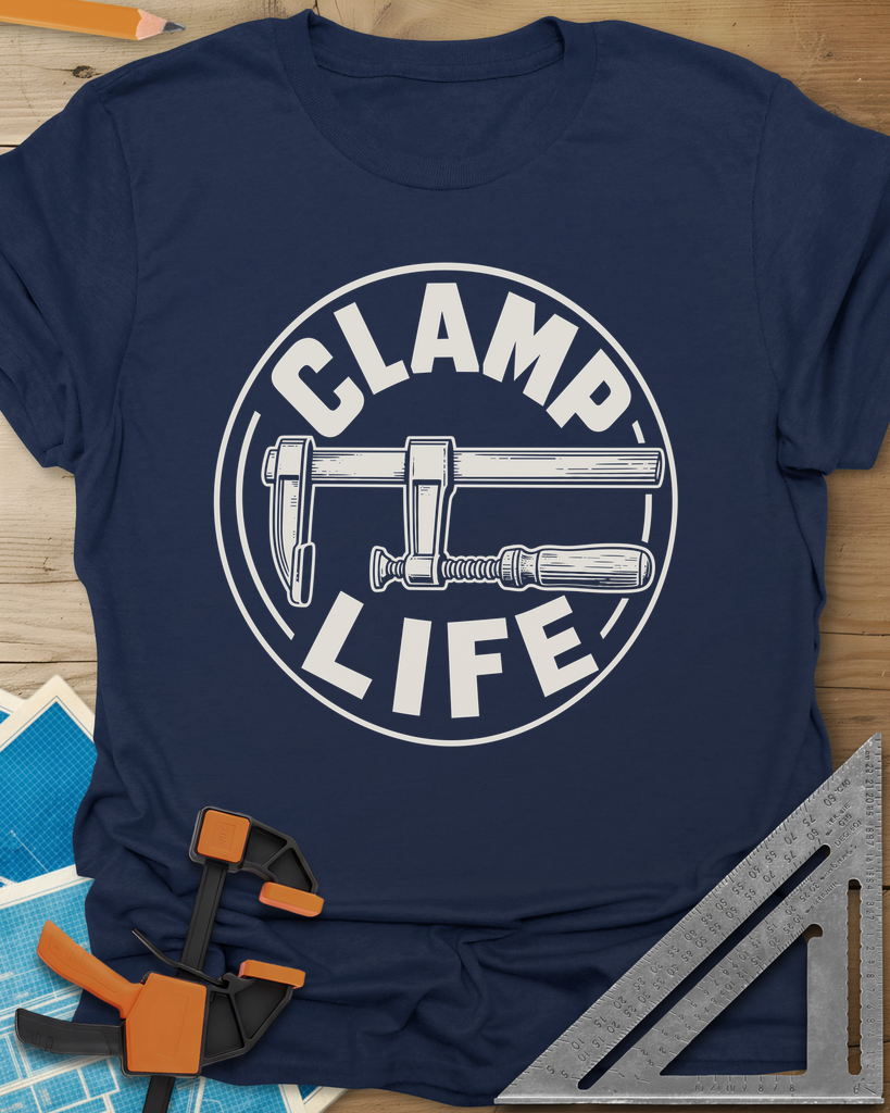 Clamp Life Tee — navy