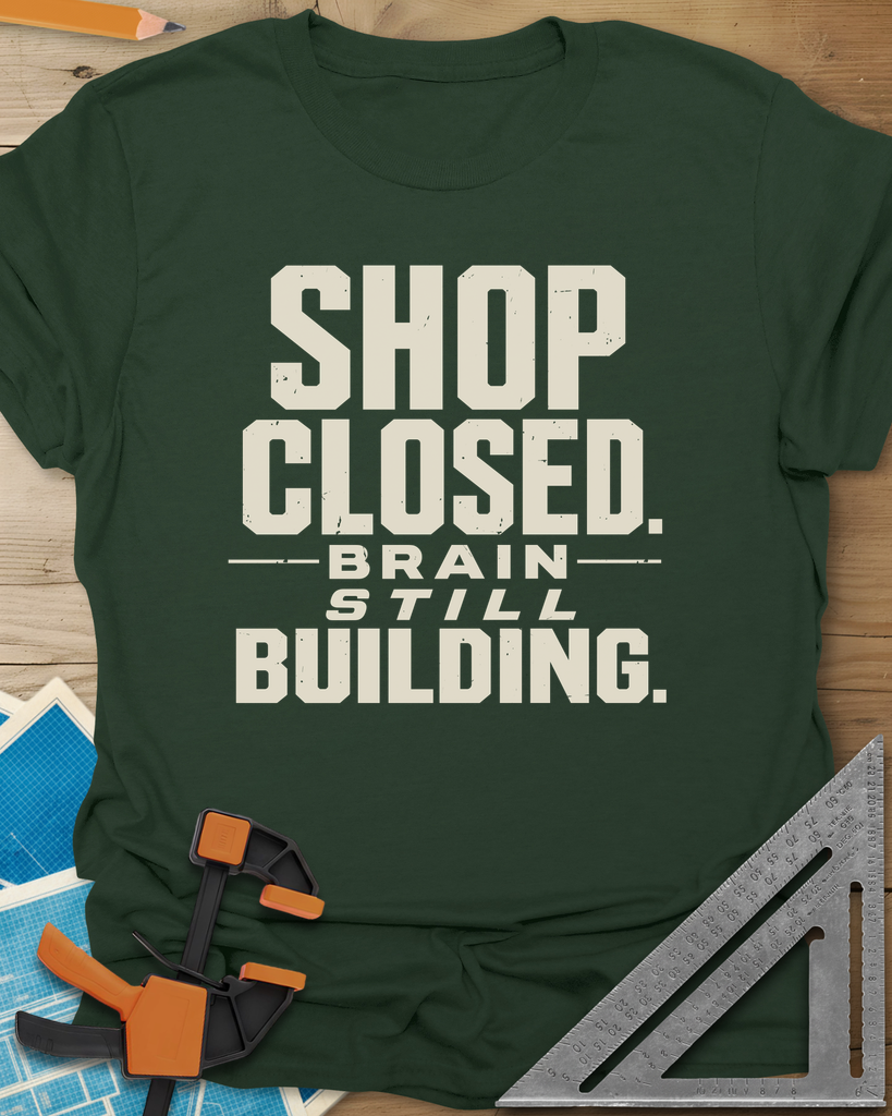Brain Building Tee — forest_green