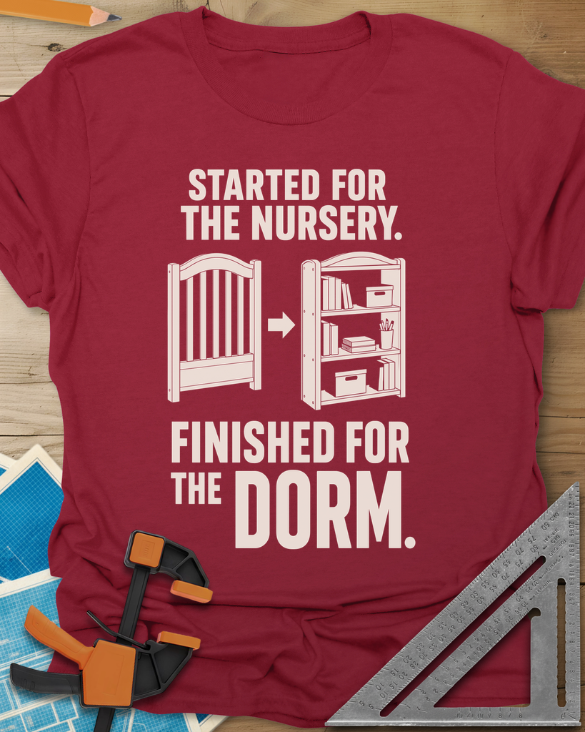 Nursery To Dorm Tee — cardinal_red