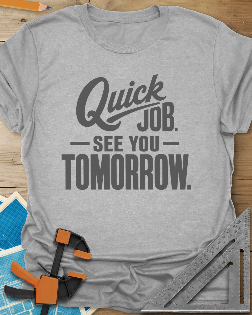 Quick Job Tee — sport_grey