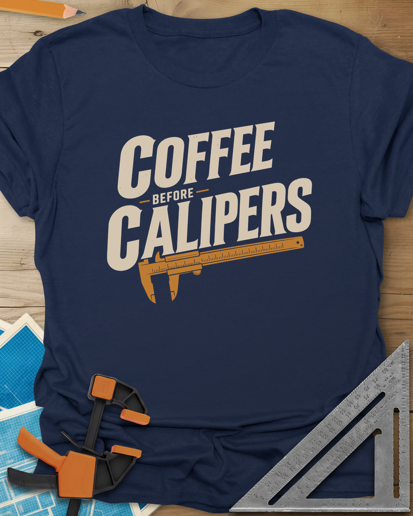 Coffee First Tee — navy