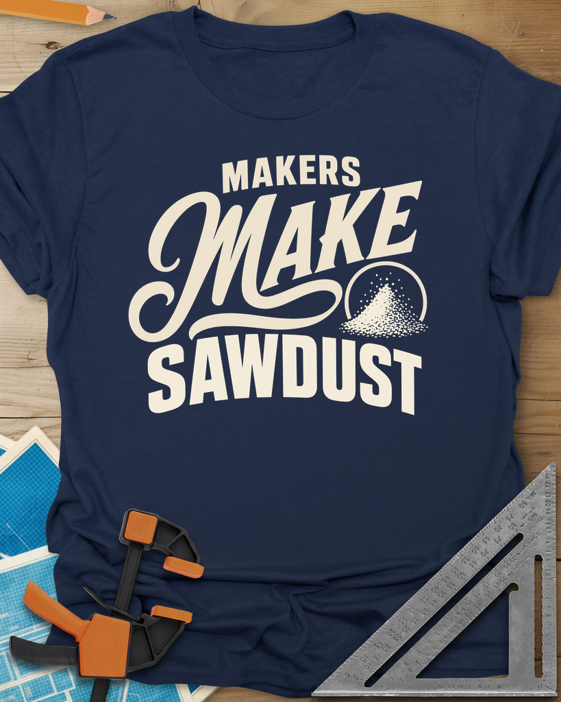 Make Sawdust Tee — navy