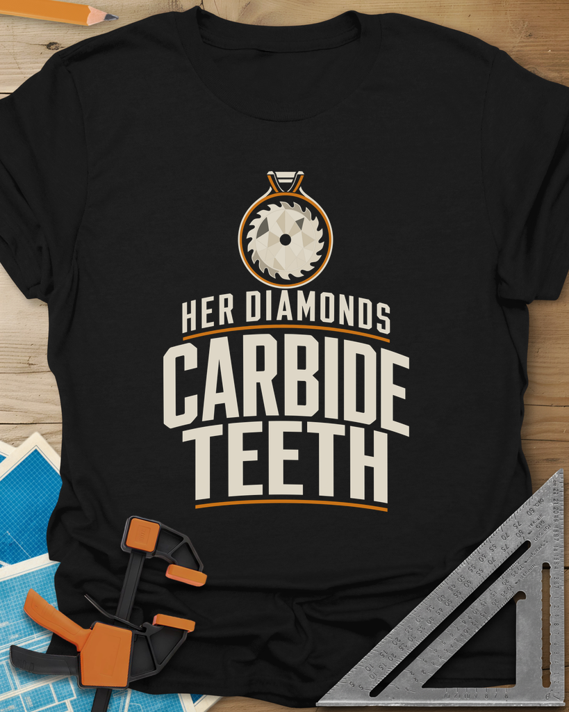 Carbide Teeth Tee — black