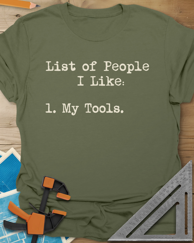 Tool List Tee — military_green