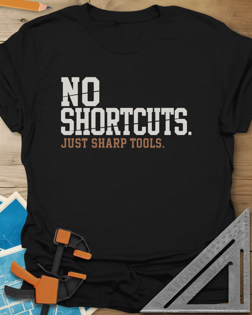 Sharp Tools Tee — black