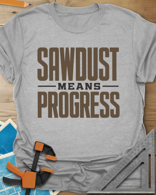 Sawdust Progress Tee — sport_grey