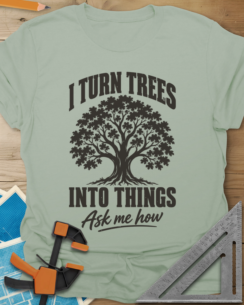 Tree Things Tee — sage