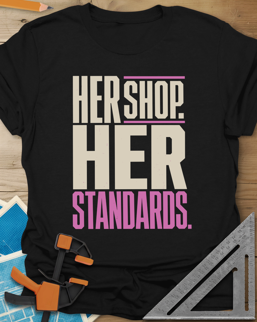 Her Shop Tee — black