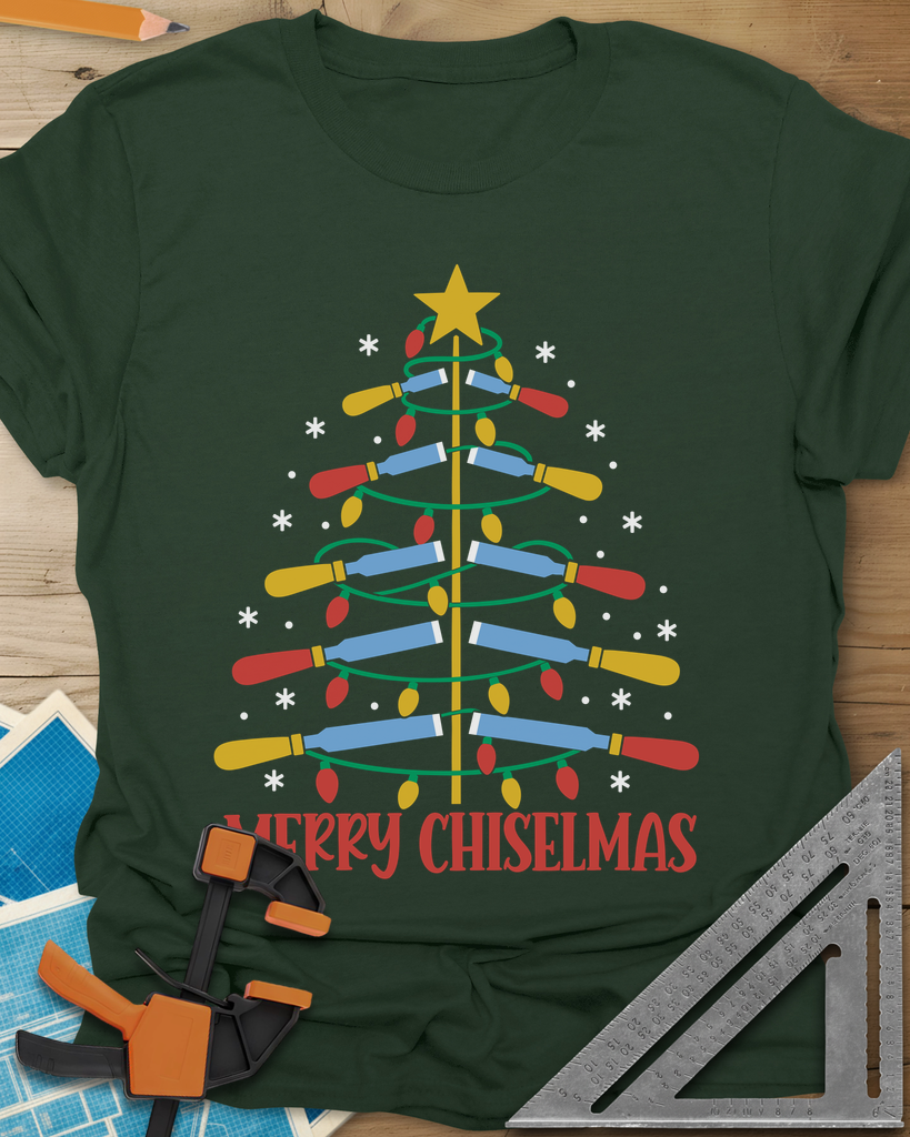 Chiselmas Tee — forest_green
