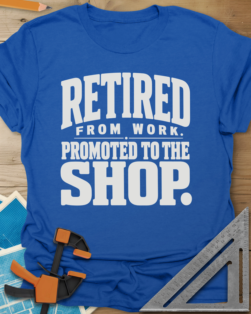Retired Promoted Tee — royal