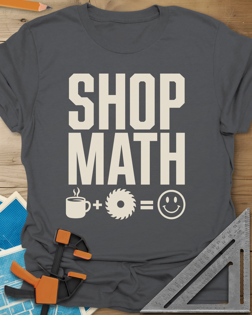 Shop Math Tee — charcoal