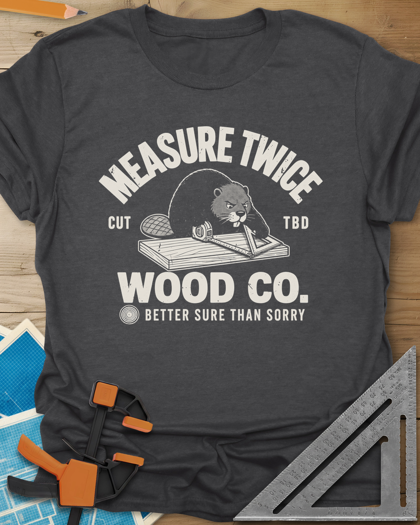 Measure Twice Tee — dark_heather_grey