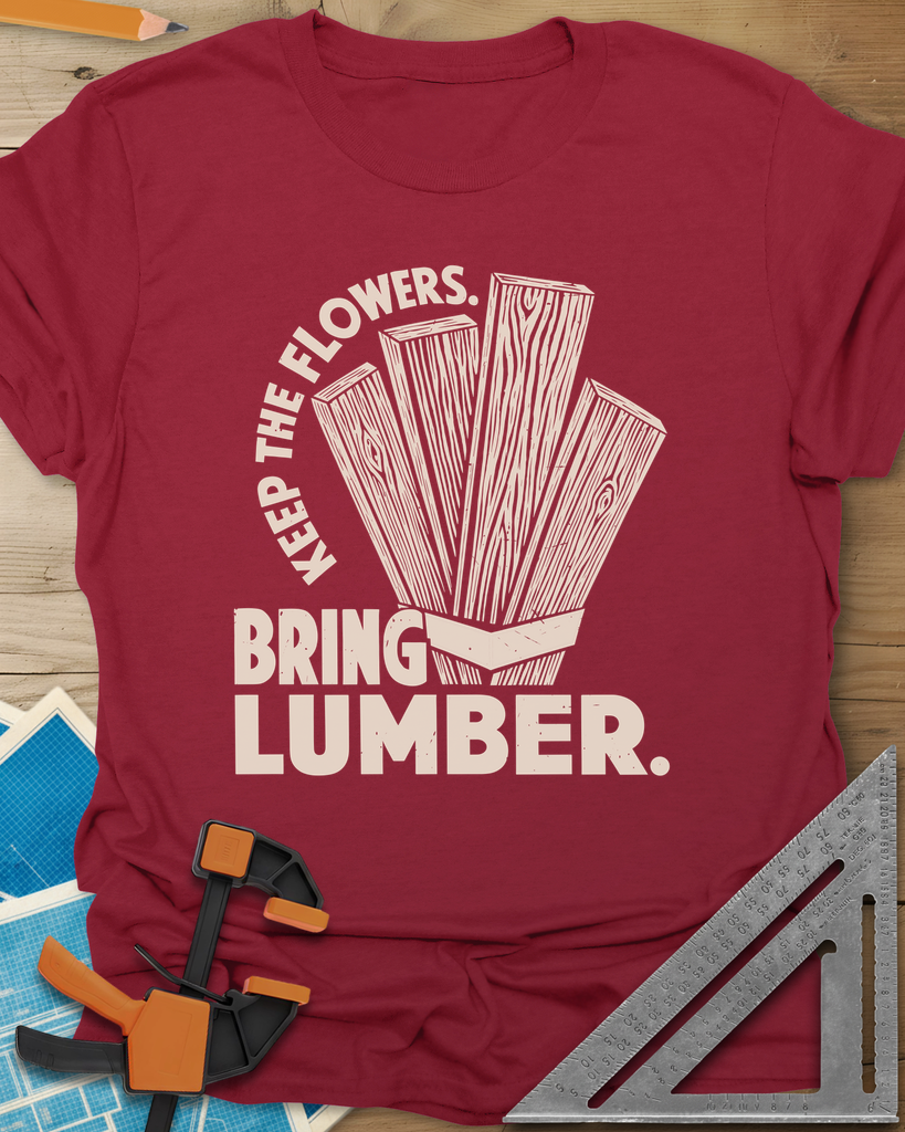 Bring Lumber Tee — cardinal_red