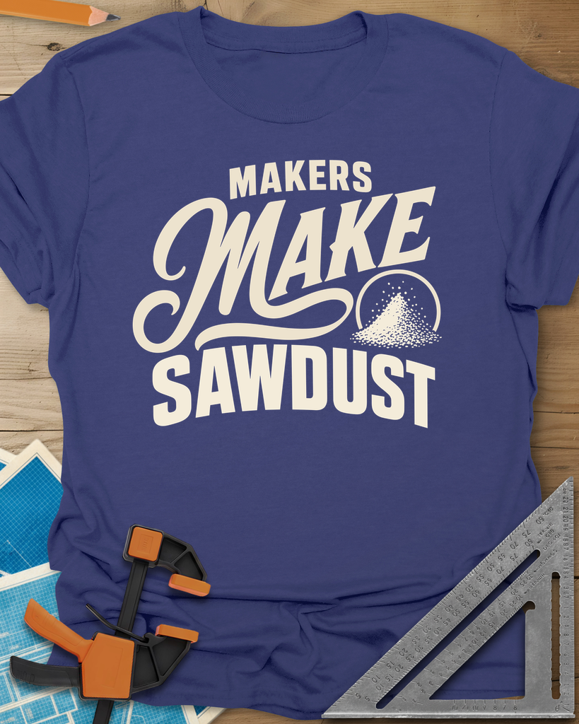 Make Sawdust Tee — metro_blue