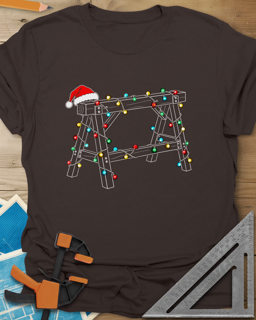 Festive Sawhorse Tee — dark_chocolate