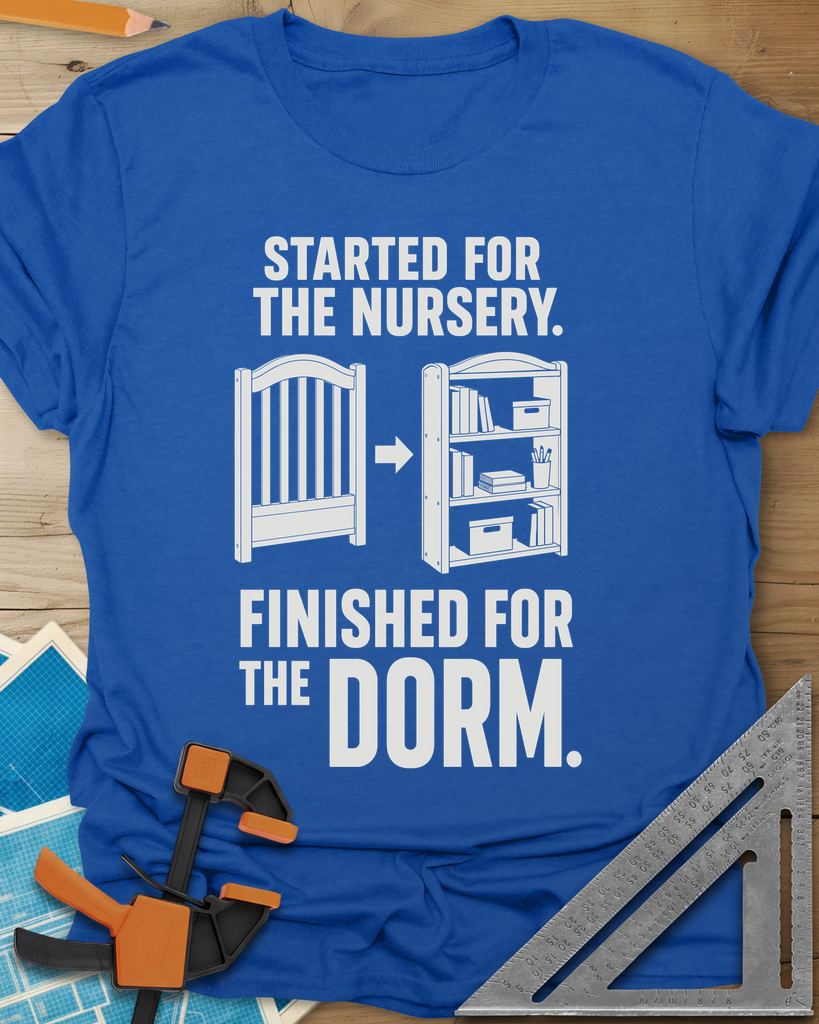 Nursery To Dorm Tee — royal
