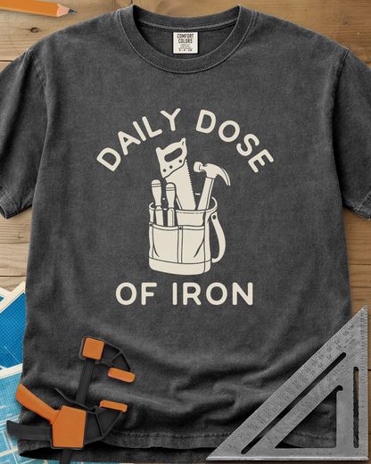 Daily Dose - Premium Heavyweight Tee — pepper