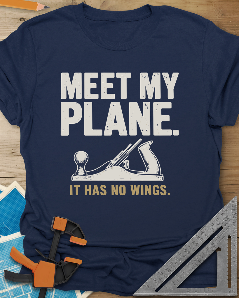 Meet My Plane Tee — navy