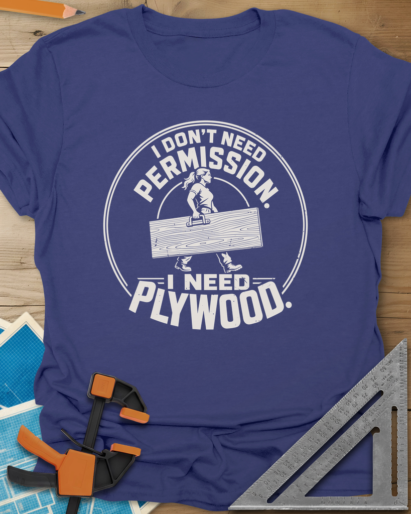 Need Plywood Tee — metro_blue