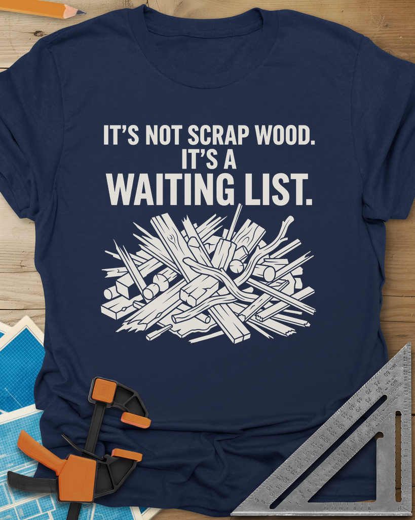 It's A Waiting List Tee — navy