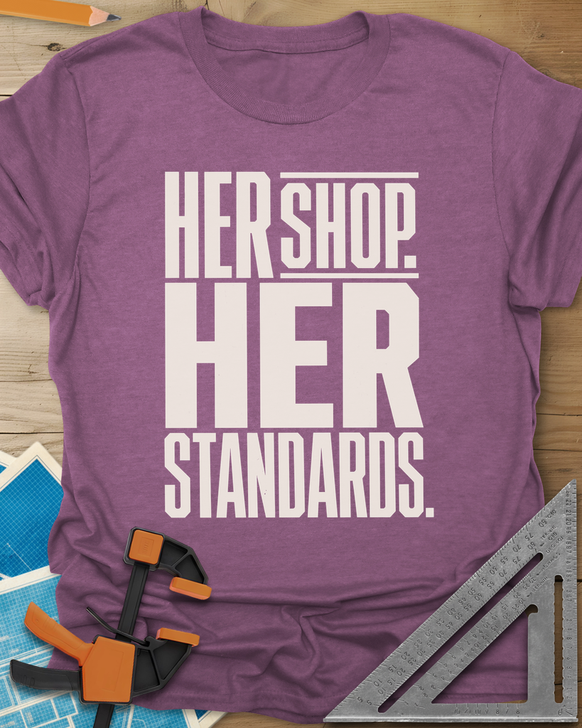 Her Shop Tee — heather_maroon