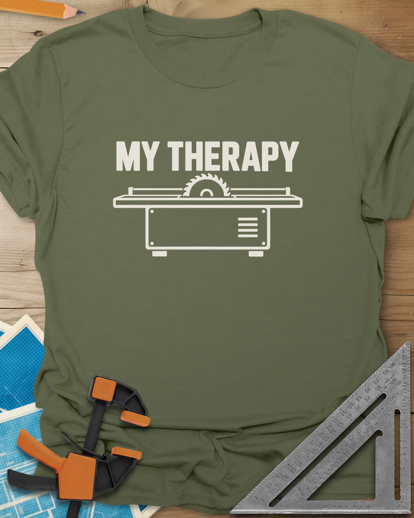 My Therapy Tee — military_green