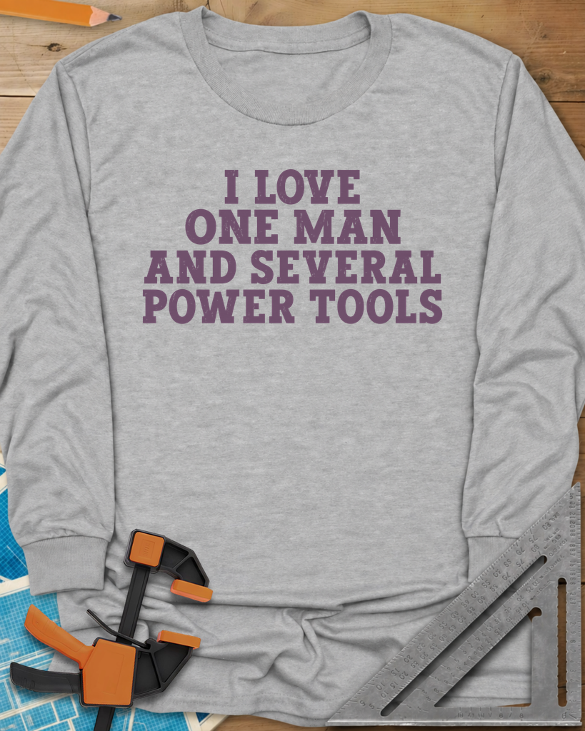 Love & Power Tools Long Sleeve Tee — sport_grey