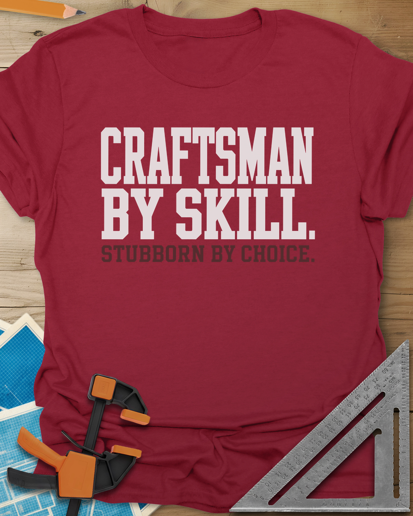 Craftsman Skill Tee — cardinal_red